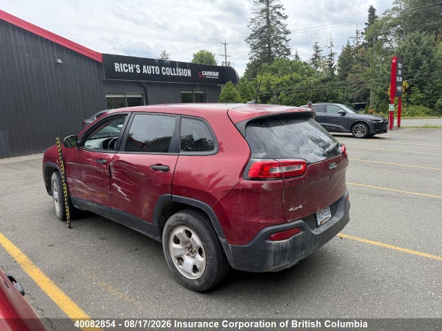 Aukcja sprzedaży 2016 Jeep Cherokee Sport, vin: 1C4PJMAB0GW345362, numer aukcji: 40082854