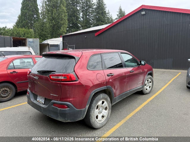 Aukcja sprzedaży 2016 Jeep Cherokee Sport, vin: 1C4PJMAB0GW345362, numer aukcji: 40082854