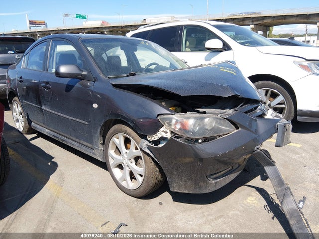 40079240 :رقم المزاد ، JM1BK323671690174 vin ، 2007 Mazda 3 S مزاد بيع