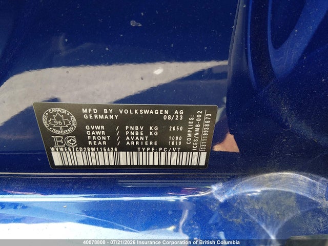 Volkswagen Golf R 2024 WVWEB7CD2RW115426 Image 9