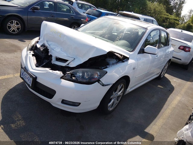 Aukcja sprzedaży 2008 Mazda 3 Hatchback, vin: JM1BK343381803061, numer aukcji: 40074739
