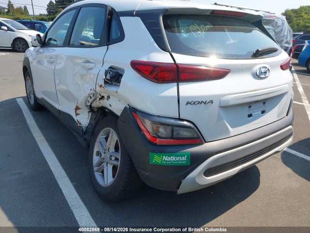 2022 Hyundai Kona მანქანა იყიდება აუქციონზე, vin: KM8K1CAB4NU815515, აუქციონის ნომერი: 40082869