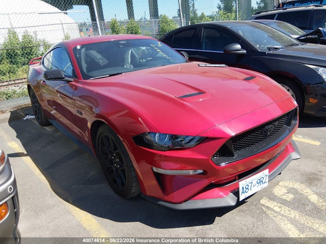 40074614 :رقم المزاد ، 1FA6P8CF1N5118370 vin ، 2022 Ford Mustang Gt مزاد بيع