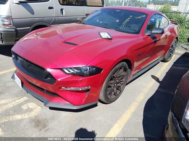Продажа на аукционе авто 2022 Ford Mustang Gt, vin: 1FA6P8CF1N5118370, номер лота: 40074614