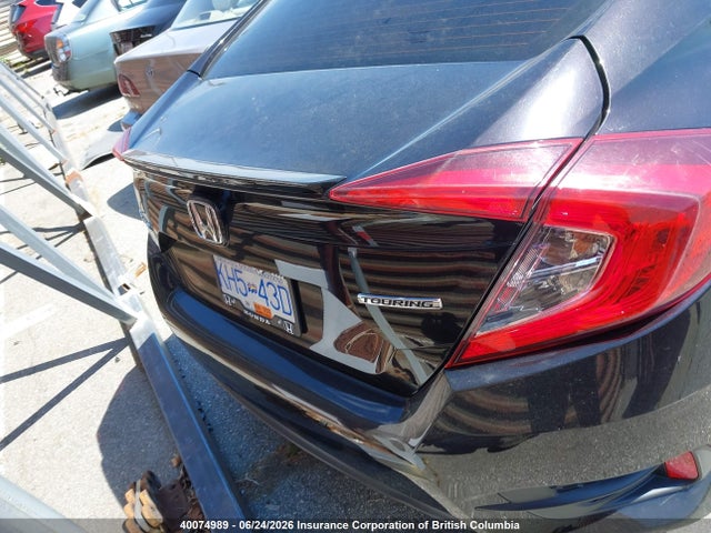 2017 Honda Civic Touring მანქანა იყიდება აუქციონზე, vin: 2HGFC1F90HH109984, აუქციონის ნომერი: 40074989