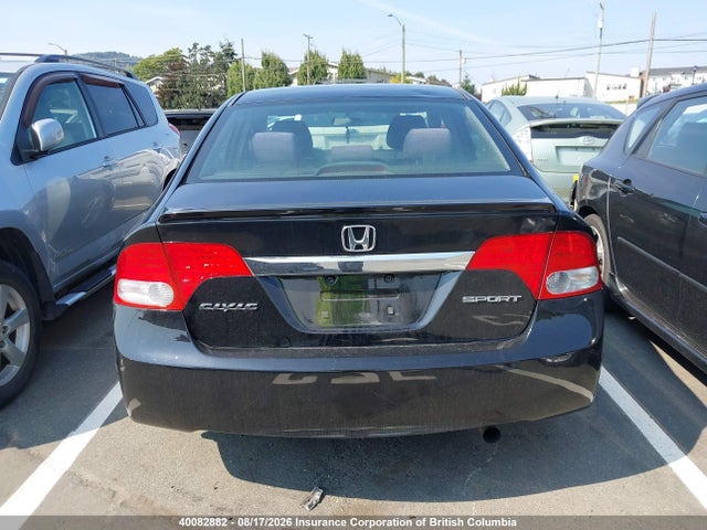 40082882 :رقم المزاد ، 2HGFA16609H102336 vin ، 2009 Honda Civic مزاد بيع