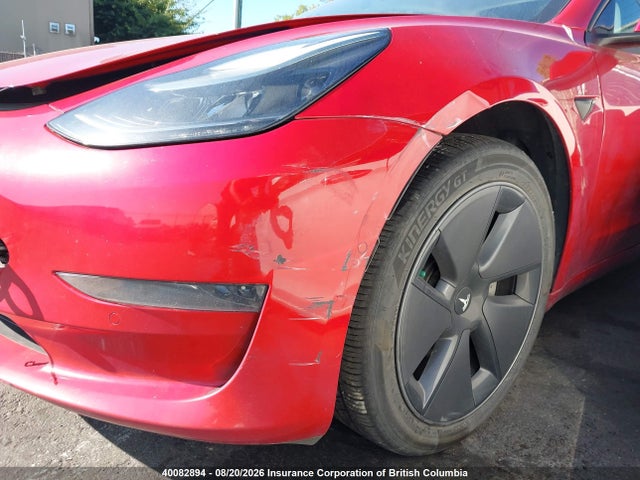 2022 Tesla Model 3 მანქანა იყიდება აუქციონზე, vin: 5YJ3E1EA4NF347121, აუქციონის ნომერი: 40082894