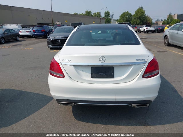 40082896 :رقم المزاد ، 55SWF4KB0HU228722 vin ، 2017 Mercedes-benz C 300 4matic مزاد بيع