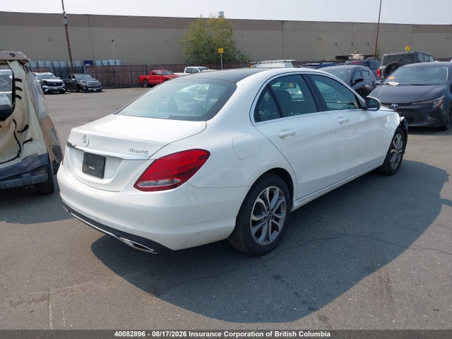 40082896 :رقم المزاد ، 55SWF4KB0HU228722 vin ، 2017 Mercedes-benz C 300 4matic مزاد بيع