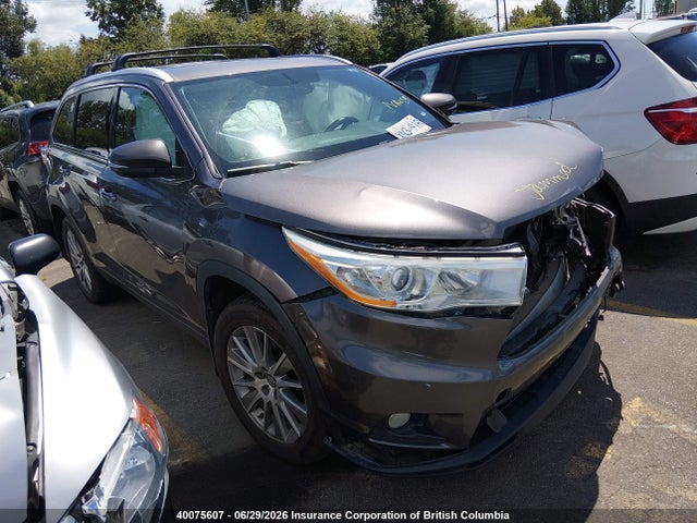 2016 Toyota Highlander Xle მანქანა იყიდება აუქციონზე, vin: 5TDJKRFH9GS285496, აუქციონის ნომერი: 40075607