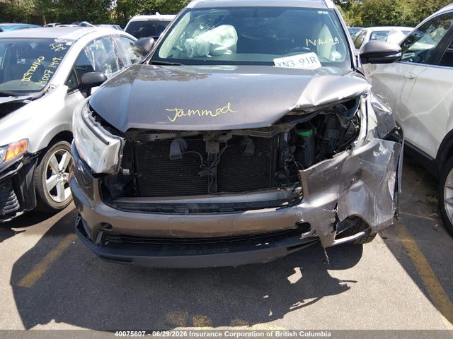 2016 Toyota Highlander Xle მანქანა იყიდება აუქციონზე, vin: 5TDJKRFH9GS285496, აუქციონის ნომერი: 40075607