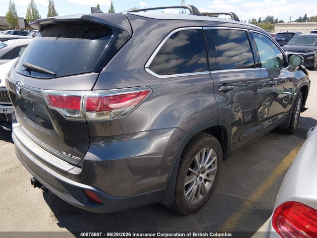 2016 Toyota Highlander Xle მანქანა იყიდება აუქციონზე, vin: 5TDJKRFH9GS285496, აუქციონის ნომერი: 40075607