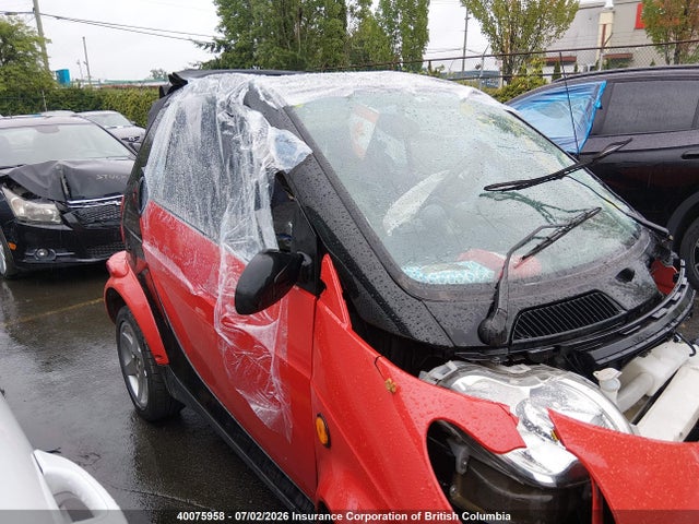 Продажа на аукционе авто 2005 Smart Fortwo, vin: WMEAK00F75J177764, номер лота: 40075958