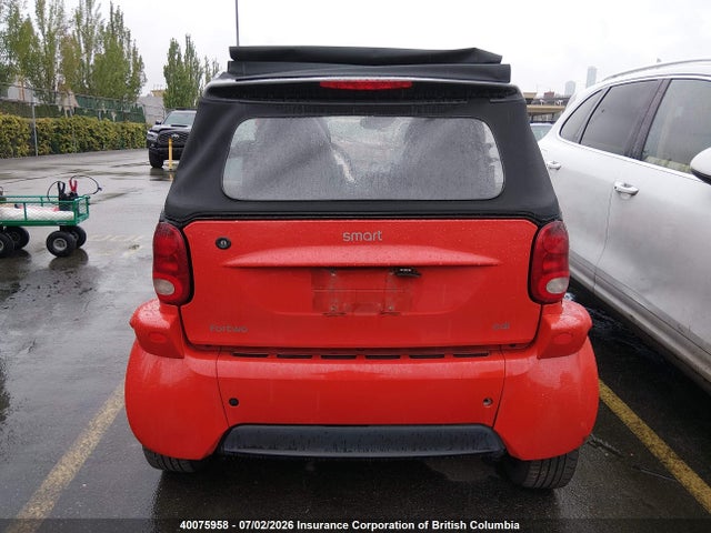 Продажа на аукционе авто 2005 Smart Fortwo, vin: WMEAK00F75J177764, номер лота: 40075958
