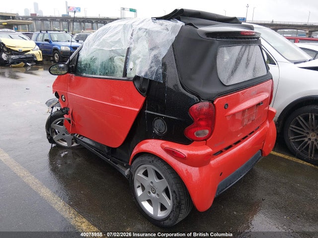 Продажа на аукционе авто 2005 Smart Fortwo, vin: WMEAK00F75J177764, номер лота: 40075958