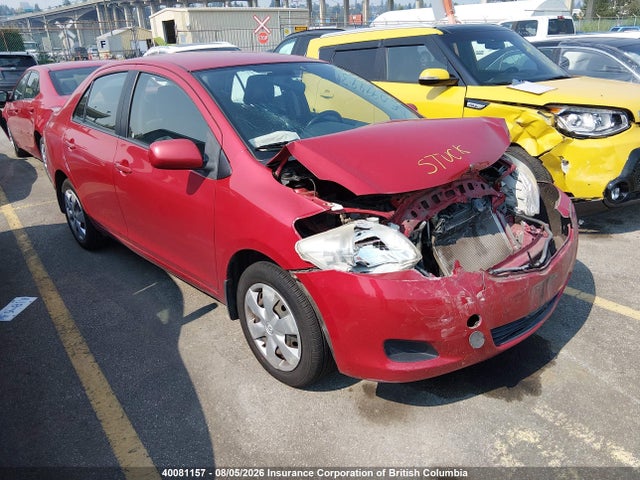 40081157 :رقم المزاد ، JTDBT923981270054 vin ، 2008 Toyota Yaris مزاد بيع