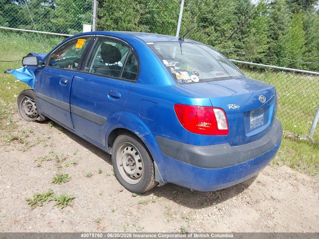 Продаж на аукціоні авто 2006 Kia Rio, vin: KNADE123866087455, номер лоту: 40075760