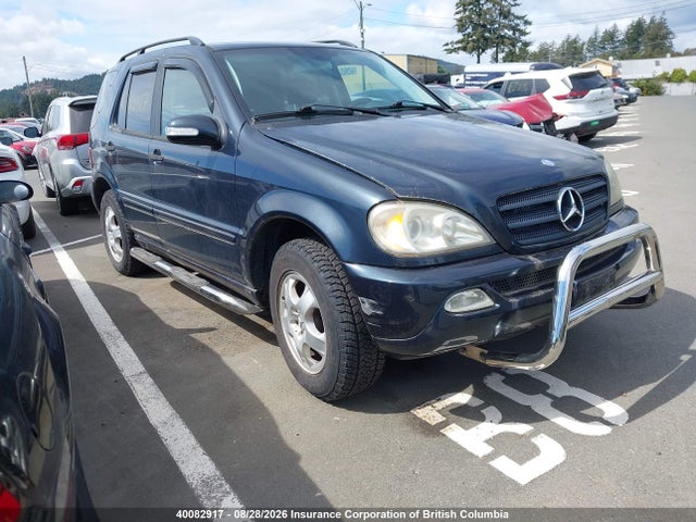 Auction sale of the 2002 Mercedes-benz Ml 320, vin: 4JGAB54E52A295669, lot number: 40082917