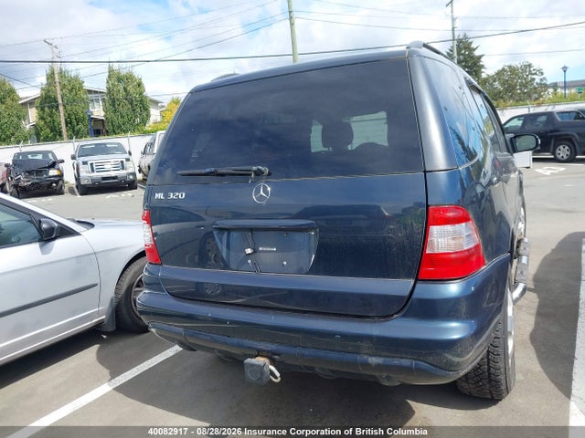 Продажа на аукционе авто 2002 Mercedes-benz Ml 320, vin: 4JGAB54E52A295669, номер лота: 40082917