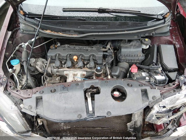 Продаж на аукціоні авто 2013 Honda Civic Lx, vin: 2HGFB2F57DH010448, номер лоту: 40076116