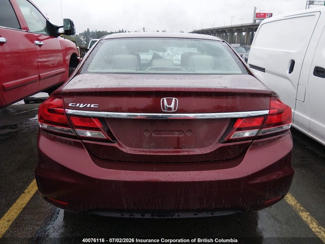 Продаж на аукціоні авто 2013 Honda Civic Lx, vin: 2HGFB2F57DH010448, номер лоту: 40076116