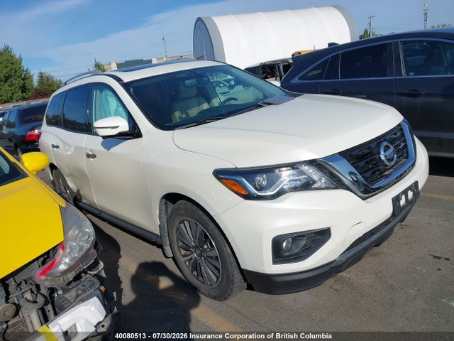 2017 Nissan Pathfinder S/sv/sl/platinum მანქანა იყიდება აუქციონზე, vin: 5N1DR2MM5HC665627, აუქციონის ნომერი: 40080513