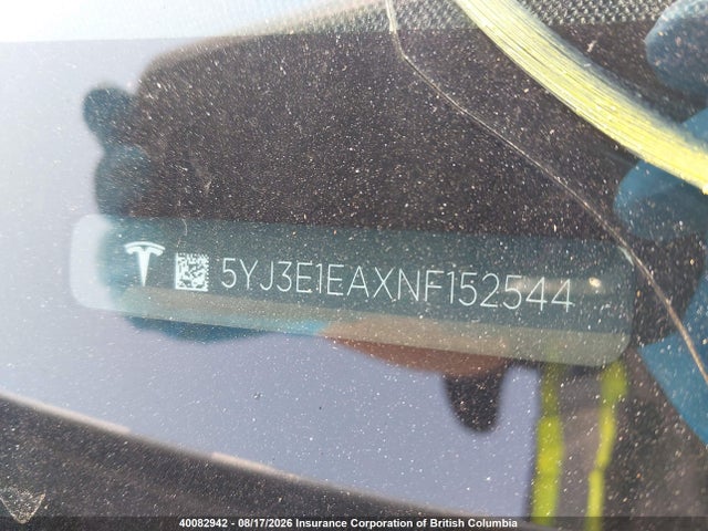 Tesla MODEL 3 2022 5YJ3E1EAXNF152544 Image 20