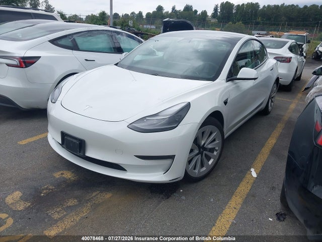 40078468 :رقم المزاد ، 5YJ3E1EA5MF073846 vin ، 2021 Tesla Model 3 مزاد بيع