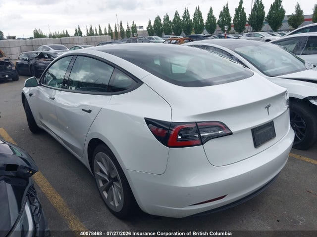 40078468 :رقم المزاد ، 5YJ3E1EA5MF073846 vin ، 2021 Tesla Model 3 مزاد بيع