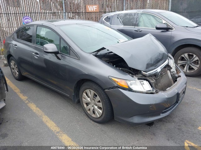 Aukcja sprzedaży 2012 Honda Civic Lx, vin: 2HGFB2F40CH100370, numer aukcji: 40075890