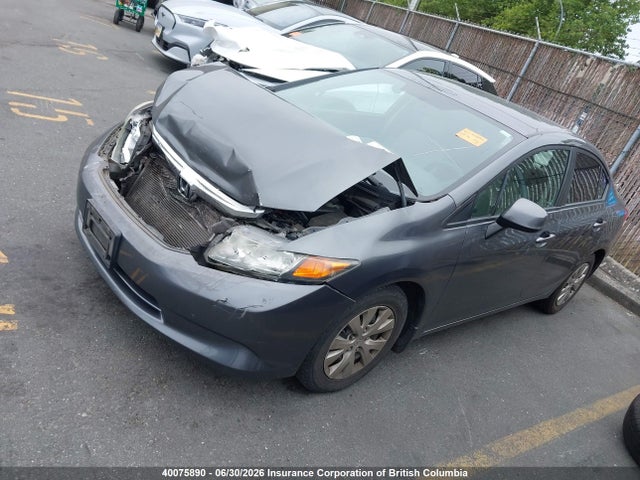 Продажа на аукционе авто 2012 Honda Civic Lx, vin: 2HGFB2F40CH100370, номер лота: 40075890