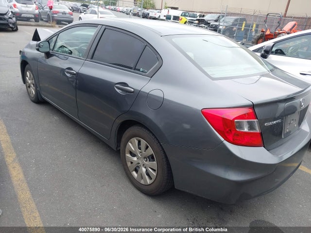 Продажа на аукционе авто 2012 Honda Civic Lx, vin: 2HGFB2F40CH100370, номер лота: 40075890