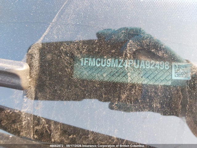 40082972 :رقم المزاد ، 1FMCU9MZ4PUA92498 vin ، 2023 Ford Escape St Line مزاد بيع