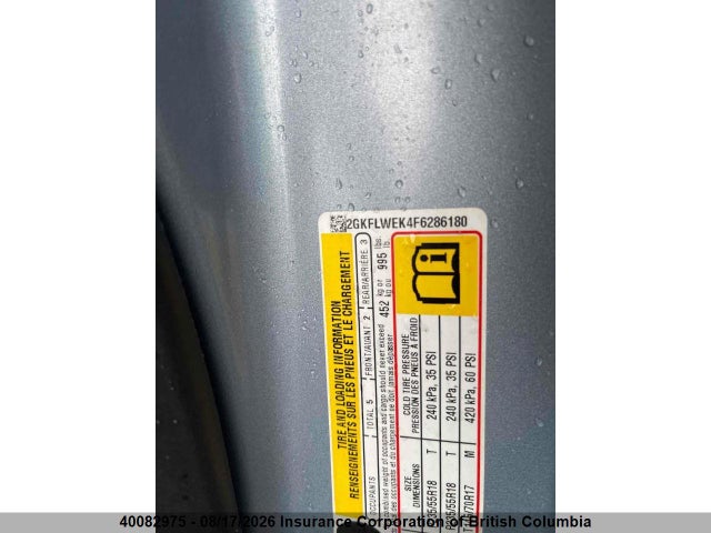 Продаж на аукціоні авто 2015 Gmc Terrain Sle, vin: 2GKFLWEK4F6286180, номер лоту: 40082975