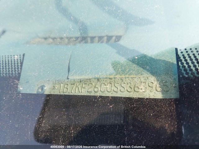 40083009 :رقم المزاد ، 1B7KF26C0SS368965 vin ، 1995 Dodge Ram 2500 مزاد بيع