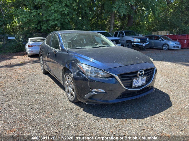 40083011 :رقم المزاد ، 3MZBM1U76FM142561 vin ، 2015 Mazda 3 Mazda Gx مزاد بيع
