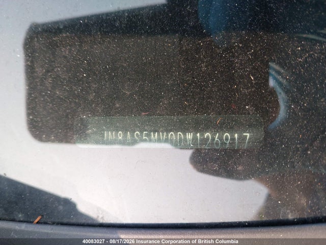40083027 :رقم المزاد ، JN8AS5MV0DW126917 vin ، 2013 Nissan Rogue مزاد بيع