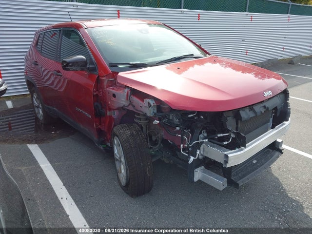 40083030 :رقم المزاد ، 3C4NJDAN2TT168198 vin ، 2026 Jeep Compass Sport مزاد بيع