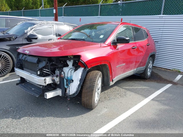40083030 :رقم المزاد ، 3C4NJDAN2TT168198 vin ، 2026 Jeep Compass Sport مزاد بيع