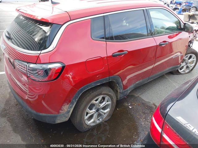 40083030 :رقم المزاد ، 3C4NJDAN2TT168198 vin ، 2026 Jeep Compass Sport مزاد بيع
