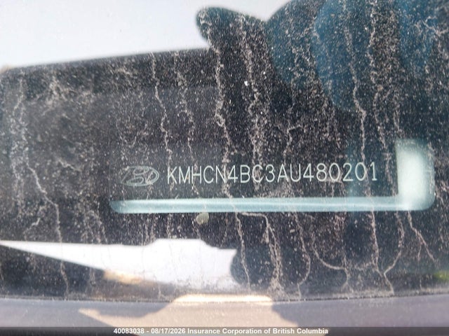 Aukcja sprzedaży 2010 Hyundai Accent Gls, vin: KMHCN4BC3AU480201, numer aukcji: 40083038