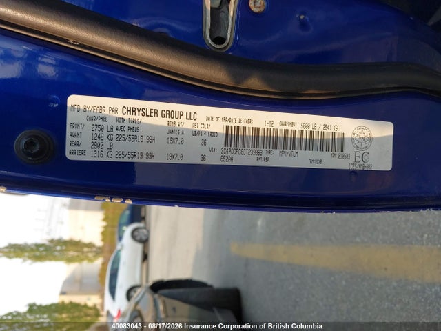 Продажа на аукционе авто 2012 Dodge Journey R/t, vin: 3C4PDDFG8CT239883, номер лота: 40083043