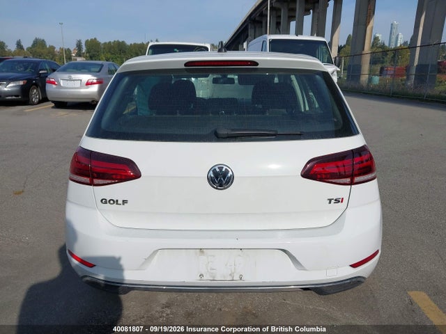 3VWB17AUXJM256352 Volkswagen GOLF S/SE