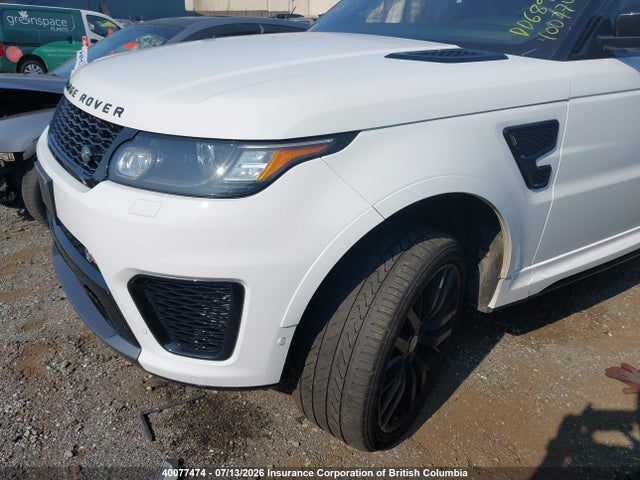 2016 Land Rover Range Rover Sport Svr მანქანა იყიდება აუქციონზე, vin: SALWZ2EF5GA594333, აუქციონის ნომერი: 40077474