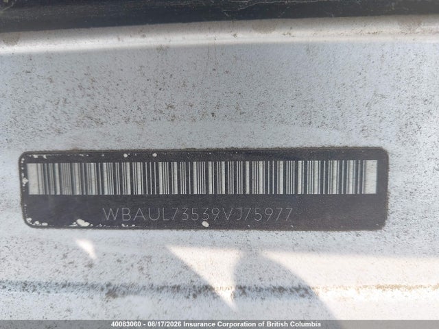 40083060 :رقم المزاد ، WBAUL73539VJ75977 vin ، 2009 Bmw 128i مزاد بيع