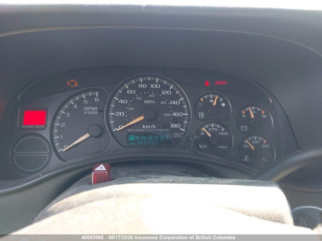 2002 Chevrolet Tahoe მანქანა იყიდება აუქციონზე, vin: 1GNEK13Z62R297412, აუქციონის ნომერი: 40083065