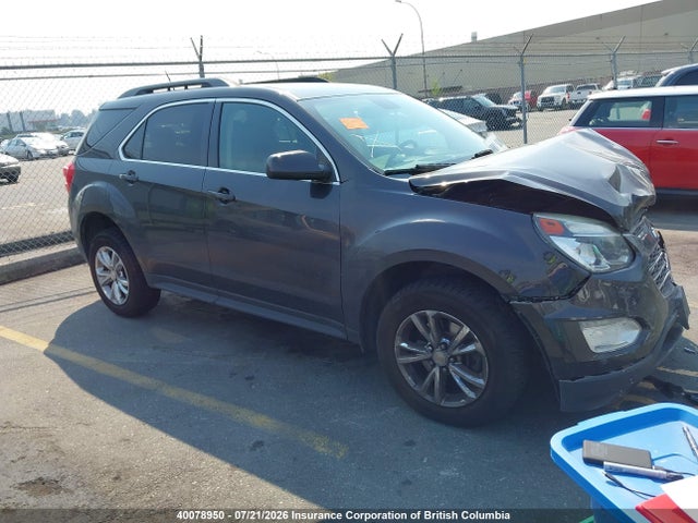 2016 Chevrolet Equinox Lt მანქანა იყიდება აუქციონზე, vin: 2GNFLFEK9G6314379, აუქციონის ნომერი: 40078950