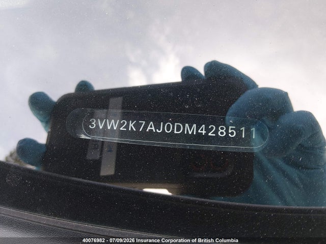 Продажа на аукционе авто 2013 Volkswagen Jetta S, vin: 3VW2K7AJ0DM428511, номер лота: 40076982