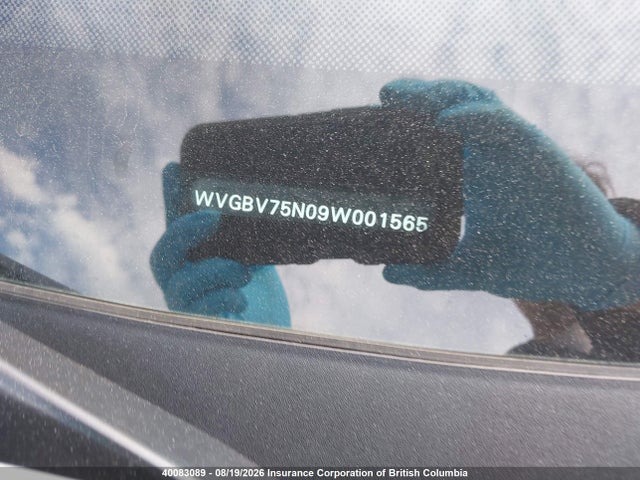 Auction sale of the 2009 Volkswagen Tiguan Se/sel, vin: WVGBV75N09W001565, lot number: 40083089