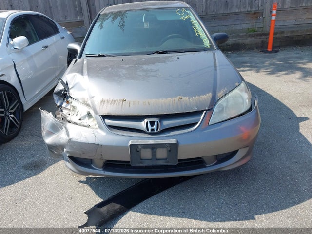 40077544 :رقم المزاد ، 2HGES16394H928609 vin ، 2004 Honda Civic Dx Vp مزاد بيع